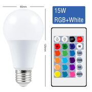 E27 Smart RGBW LED Lamp - Dimmable Color-Changing Bulb