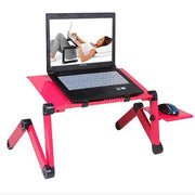 Adjustable Aluminum Laptop Desk With Mouse Pad PraticoTech