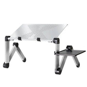 Adjustable Aluminum Laptop Desk With Mouse Pad PraticoTech